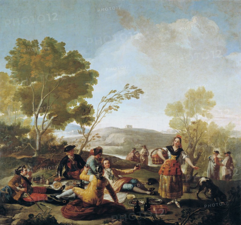 A Picnic, 1776. Artist: Goya, Francisco, de (1746-1828)