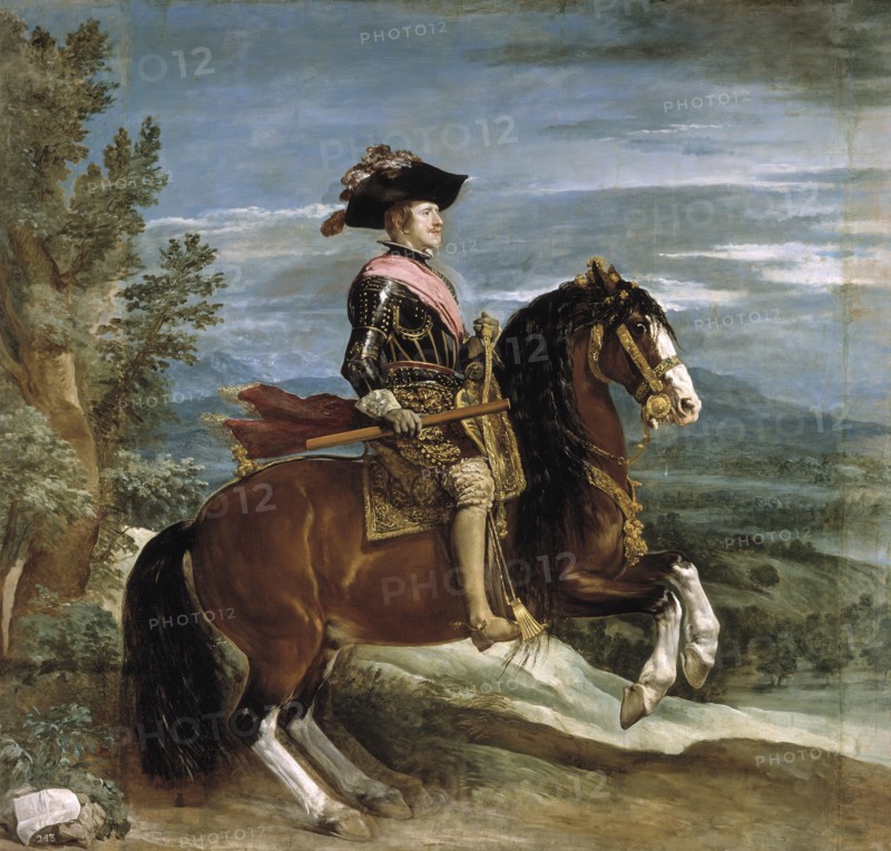 Equestrian Portrait of Philip IV of Spain, 1630-1635. Artist: Velàzquez, Diego (1599-1660)