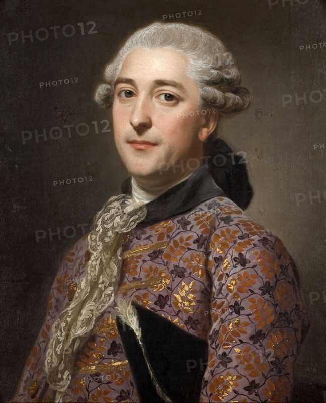 Portrait of Prince Vladimir Borisovich Golitsyn (1731-1799), 1762. Artist: Roslin, Alexander (1718-1793)