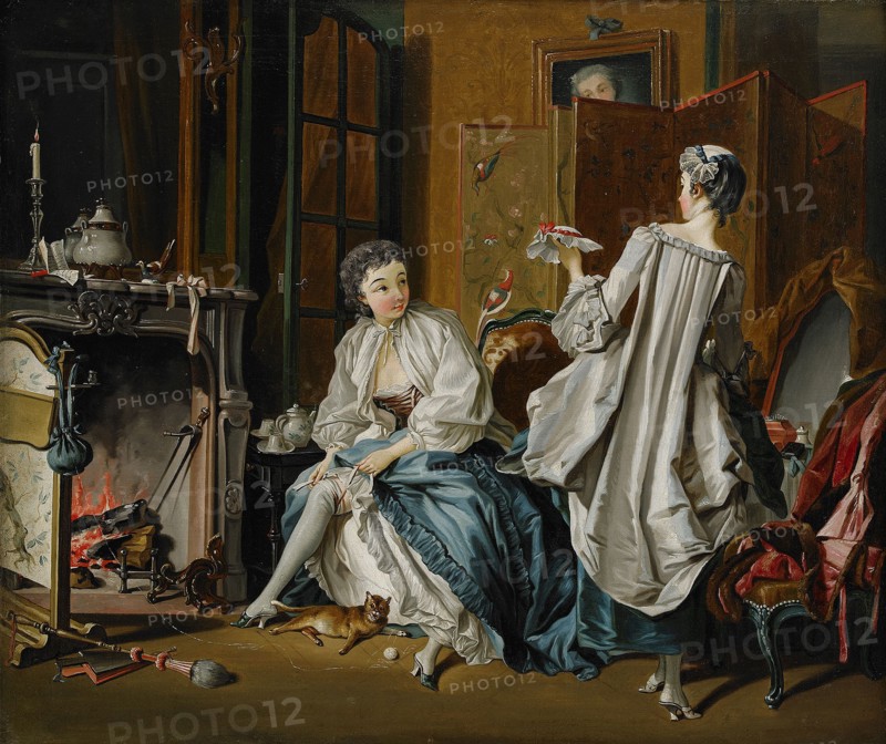 Morning toilet (After François Boucher). Artist: Hilleström, Pehr (1732-1816)
