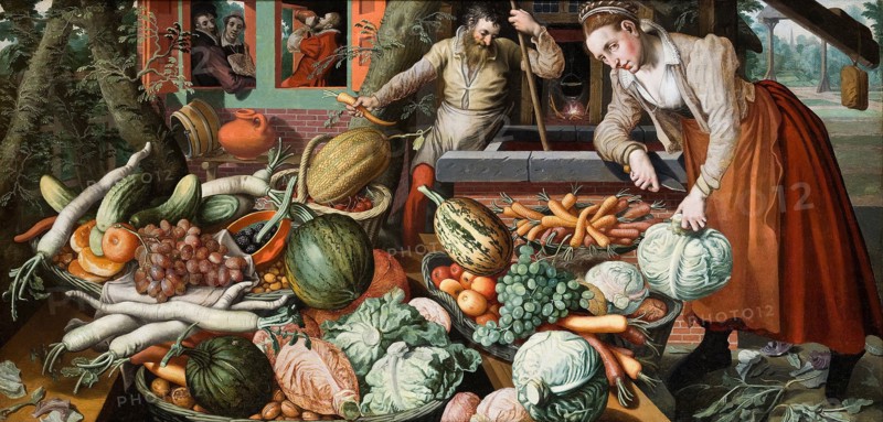 Market Scene, 1569. Artist: Aertsen, Pieter (1508-1575)