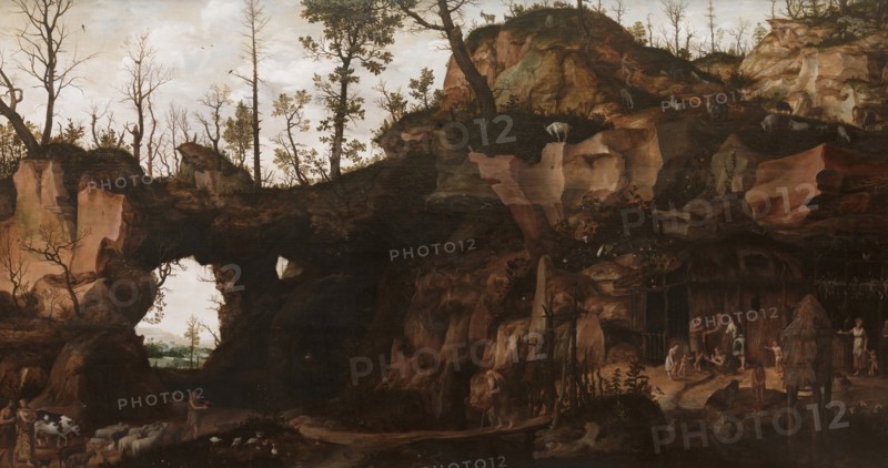 The Dawn of Civilization, 1560-1570. Artist: Dalem, Cornelis van (ca. 1530-1573)