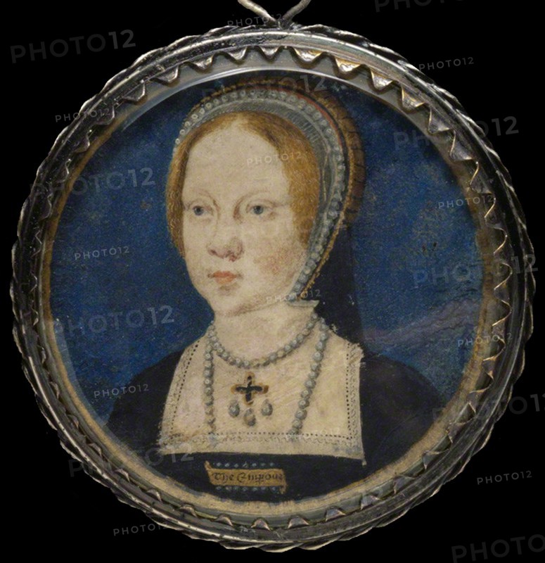 Portrait of Mary I of England, ca 1521-1525. Artist: Horenbout (Hornebolte), Lucas (1490/95-1544)