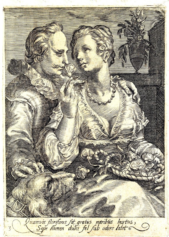Smell (From the series The Five Senses). Artist: Saenredam, Jan (1565-1607)