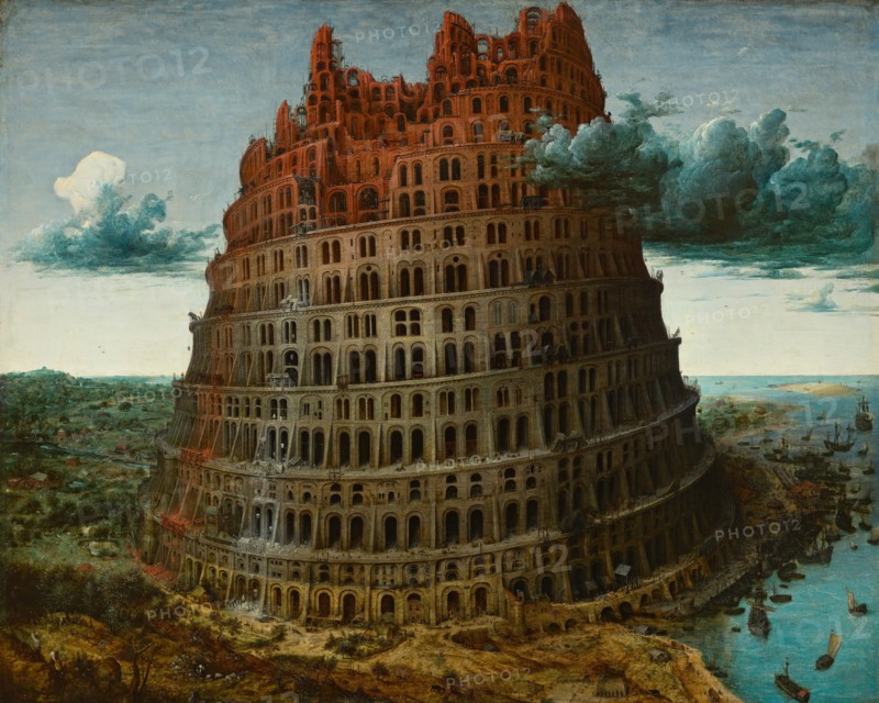 The Tower of Babel, c. 1565. Artist: Bruegel (Brueghel), Pieter, the Elder (ca 1525-1569)