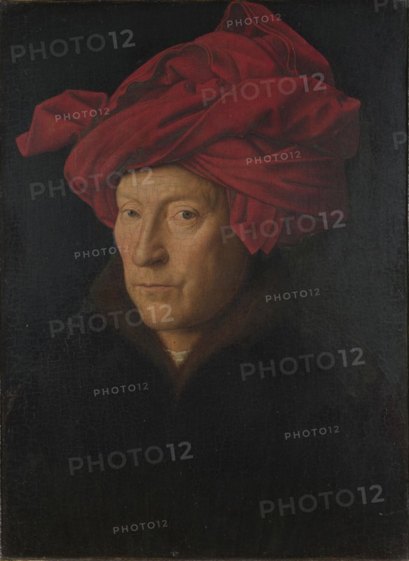 Portrait of a Man (Self Portrait), 1433. Artist: Eyck, Jan van (1390-1441)