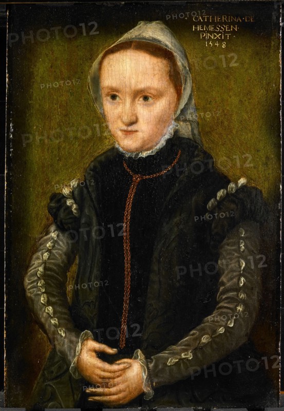 Self-Portrait, 1548. Artist: Hemessen, Catharina, van (1527/28-after 1580)