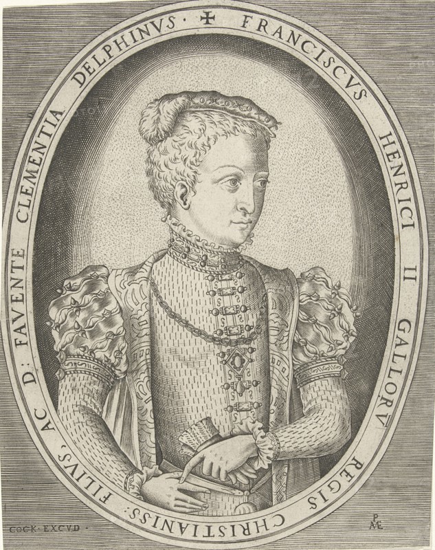Portrait of Francis II of France (1544-1560). Artist: Heyden, Pieter, van der (1538-1572)
