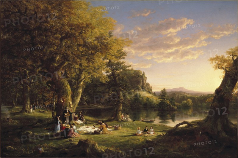 The Pic-Nic, 1846. Artist: Cole, Thomas (1801-1848)