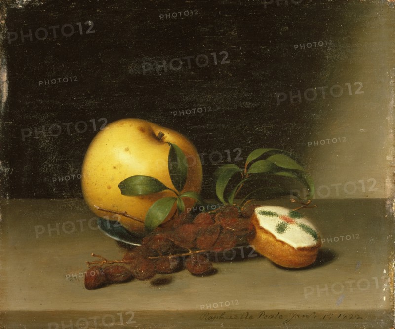 Still Life with Cake, 1822. Artist: Peale, Raphaelle (1774-1825)