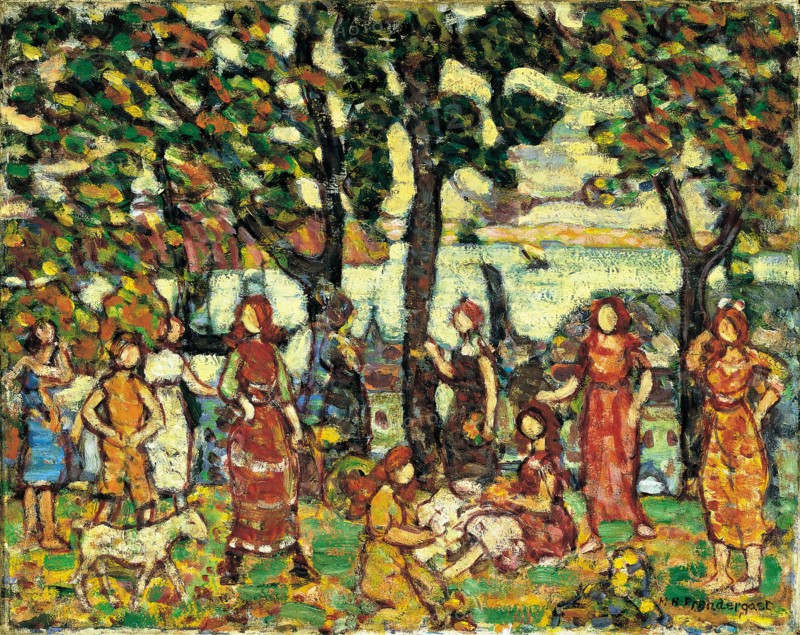 Autumn, ca. 1918-1923. Artist: Prendergast, Maurice Brazil (1858-1924)