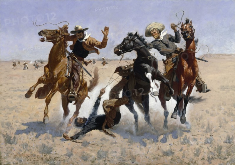Aiding a Comrade, 1890. Artist: Remington, Frederic Sackrider (1861-1909)