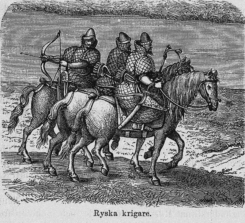 Russian warriors, c. 1620. Artist: Anonymous