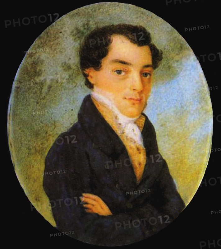 Portrait of Kondraty Fyodorovich Ryleyev (1795-1826), after 1826. Artist: Anonymous