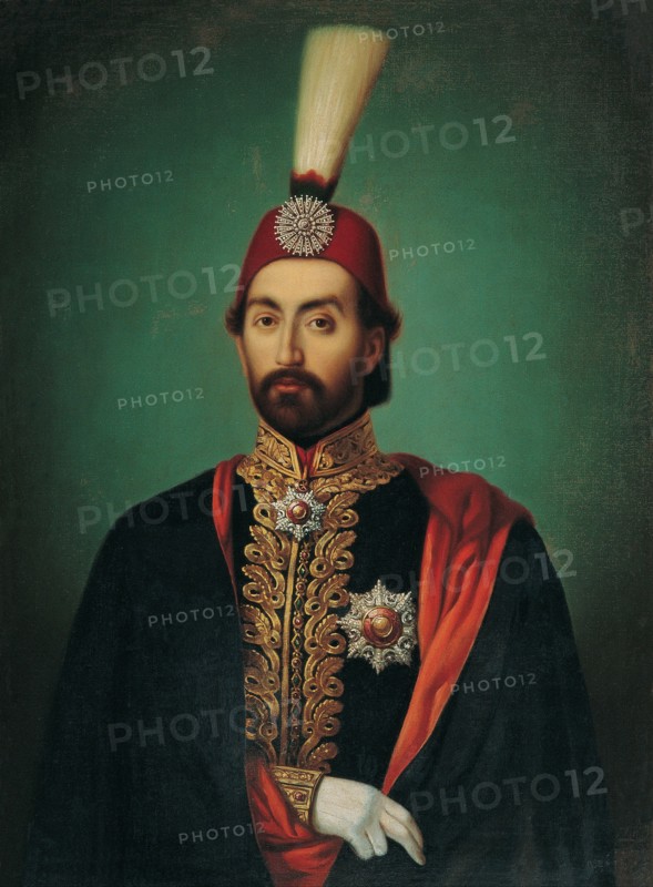 Sultan Abdülmecid I, Mid of the 19th cen.. Artist: Anonymous