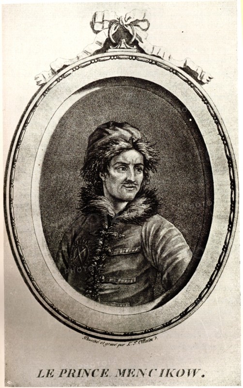 Portrait of Prince Alexander Danilovich Menshikov (1673-1729). Artist: Anonymous