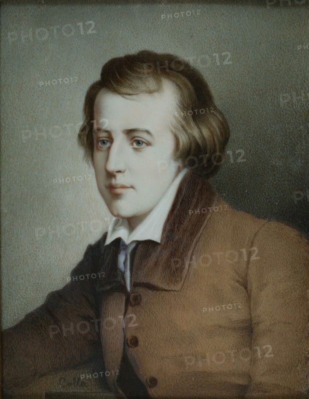 Portrait of the poet Heinrich Heine (1797-1856), ca 1825. Artist: Anonymous