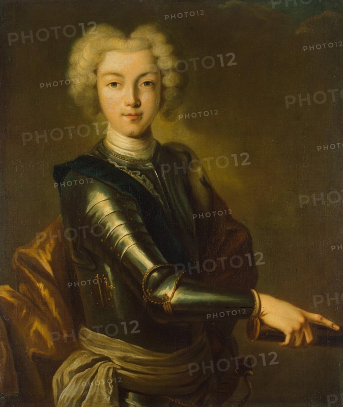 Portrait of the Tsar Peter II of Russia (1715-1730), 18th century. Artist: Anonymous