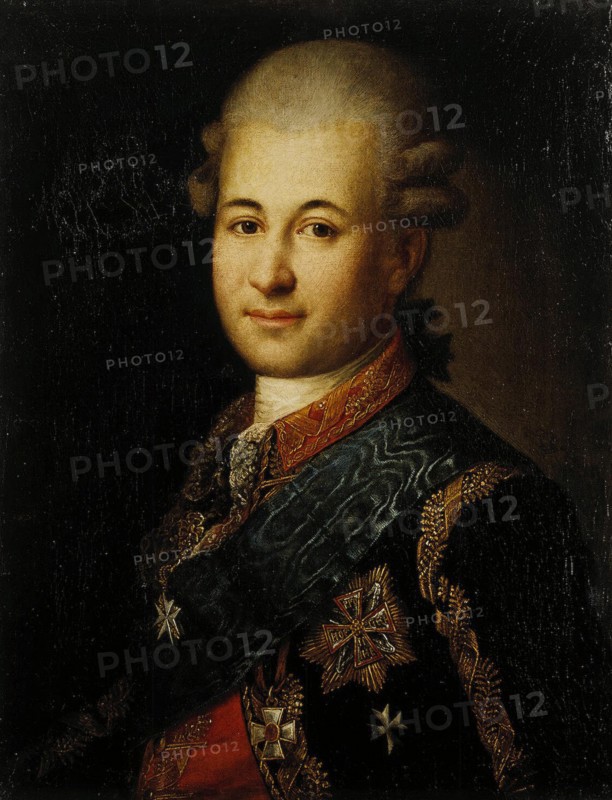 Portrait of Semyon Zorich (1745-1799), the Catherine the Great's Favourite, Late 18th cent.. Artist: Anonymous