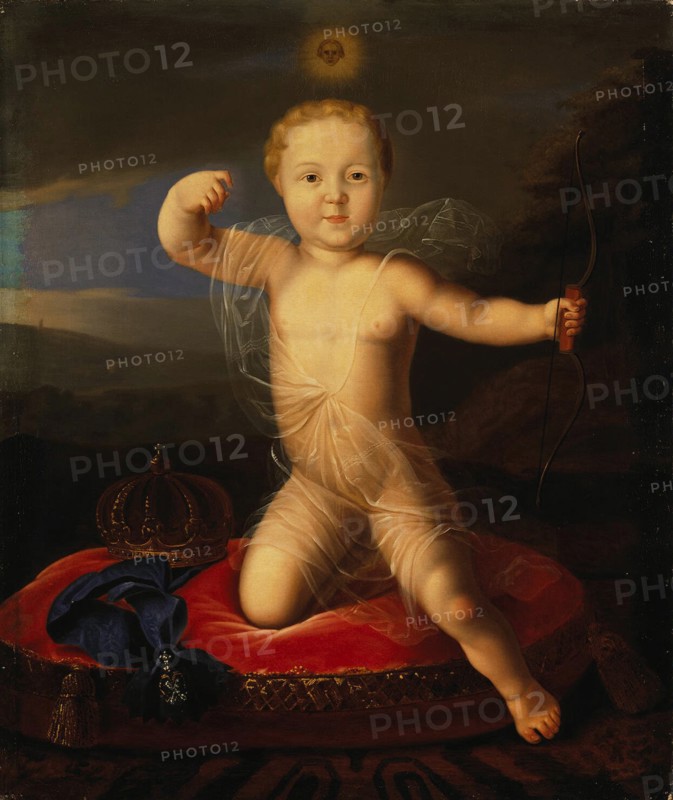 Portrait of Tsarevich Peter Petrovich of Russia (1715-1719), First quarter of 19th cen.. Artist: Anonymous