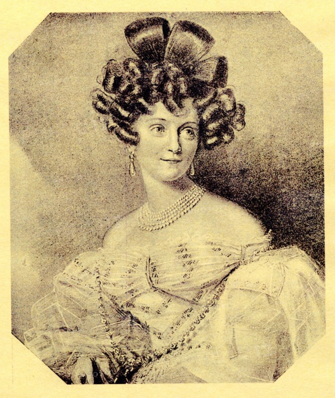 Princess Carolyne zu Sayn-Wittgenstein, née Iwanowska (1819-1887), 1840s. Artist: Anonymous