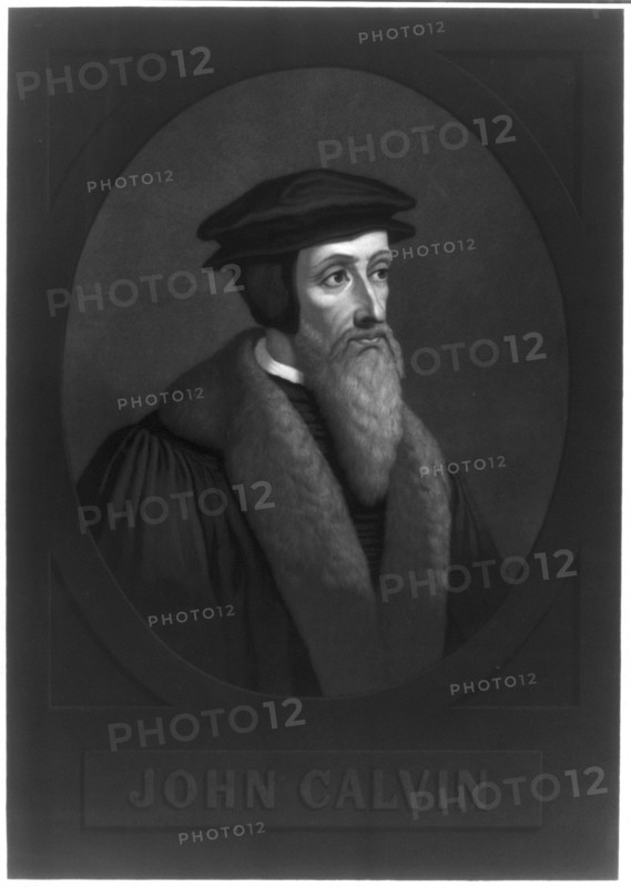 Portrait of John Calvin (1509-1564), Early 19th cen.. Artist: Anonymous