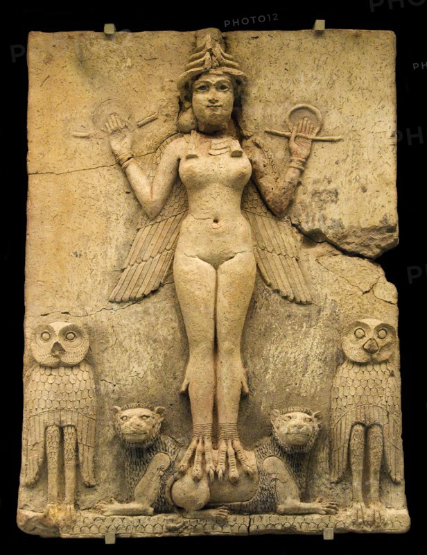 Ishtar, Queen of Night, 19th century BC. Artist: Assyrian Art
