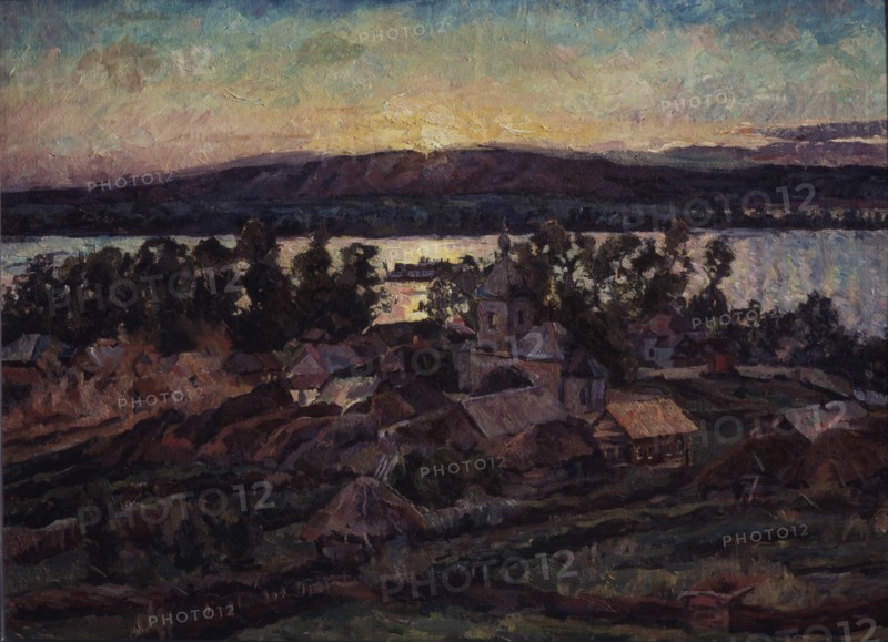 Sunset, 1928. Artist: Lentulov, Aristarkh Vasilyevich (1882-1943)