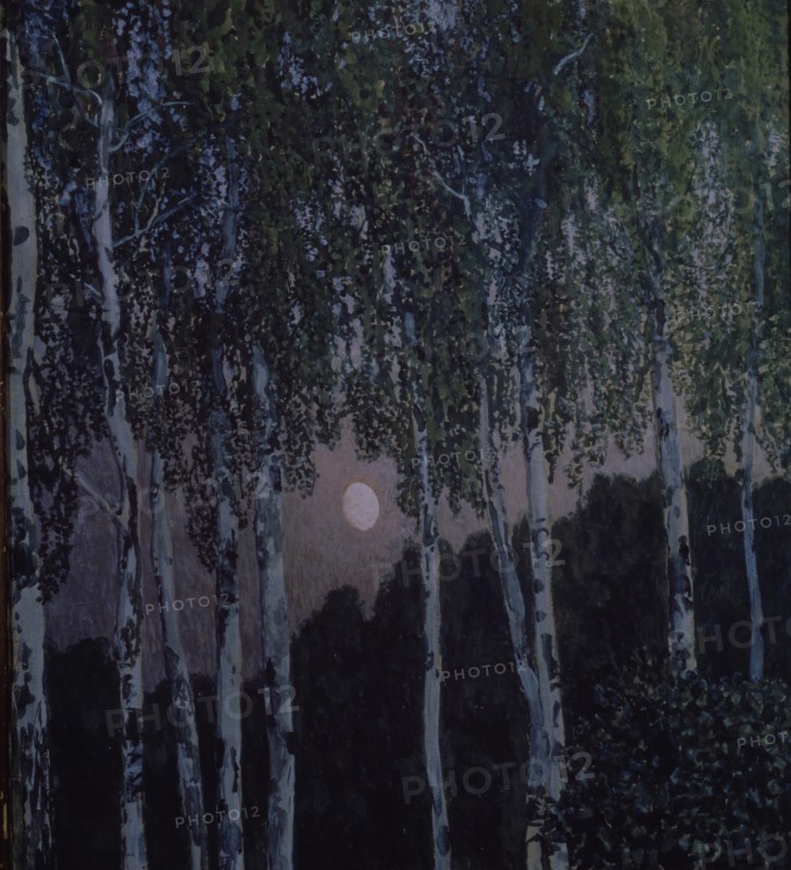 Birches, 1908-1910. Artist: Golovin, Alexander Yakovlevich (1863-1930)