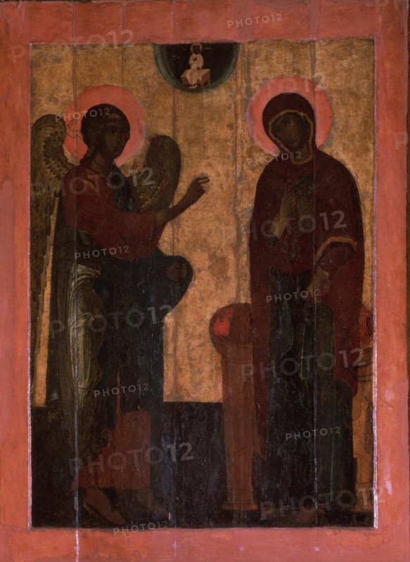 The Annunciation of Ustyug, Second half of the16th cen.. Artist: Russian icon