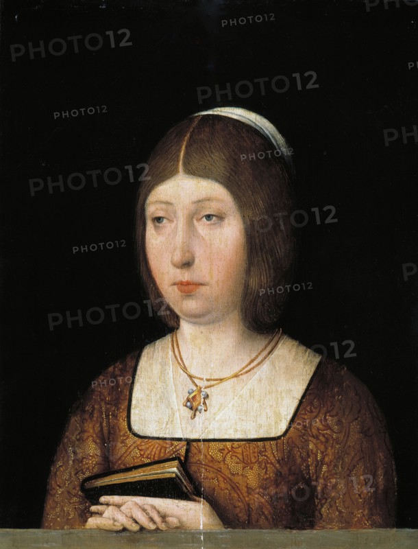 Queen Isabella I of Castile, c. 1490. Artist: Anonymous