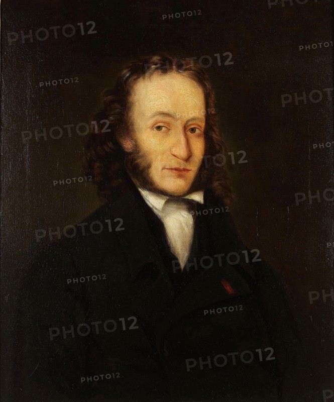 Portrait of Niccolò Paganini (1782-1840), 1836. Artist: Whittle, John (active 19th century)
