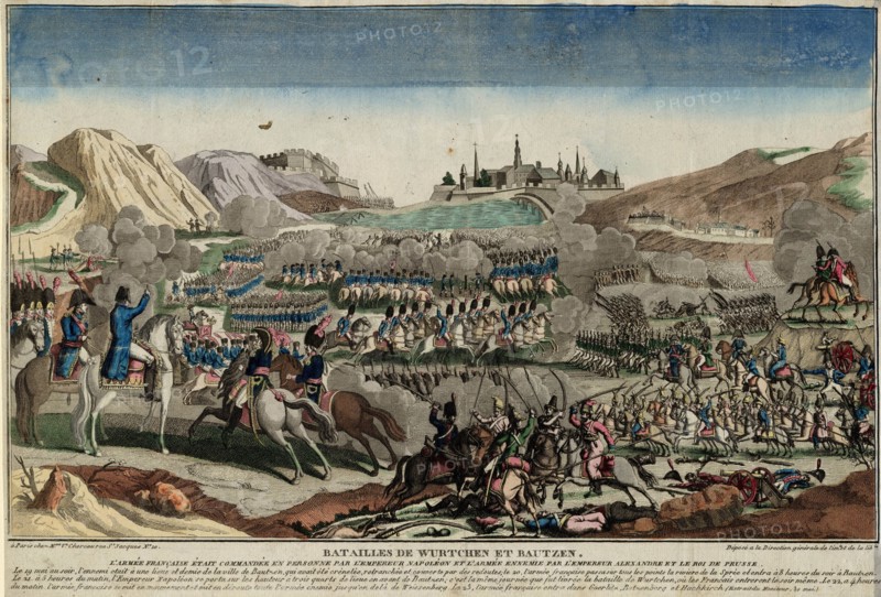 The Battle of Bautzen, 1813. Artist: Anonymous