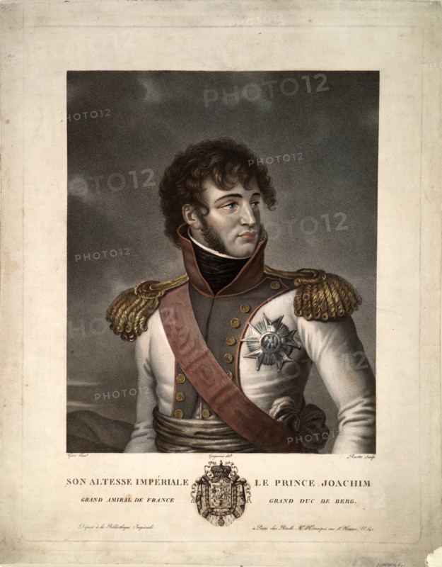 Portrait of Joachim Murat, ca 1806. Artist: Gregorius, Albert (1774-1853)