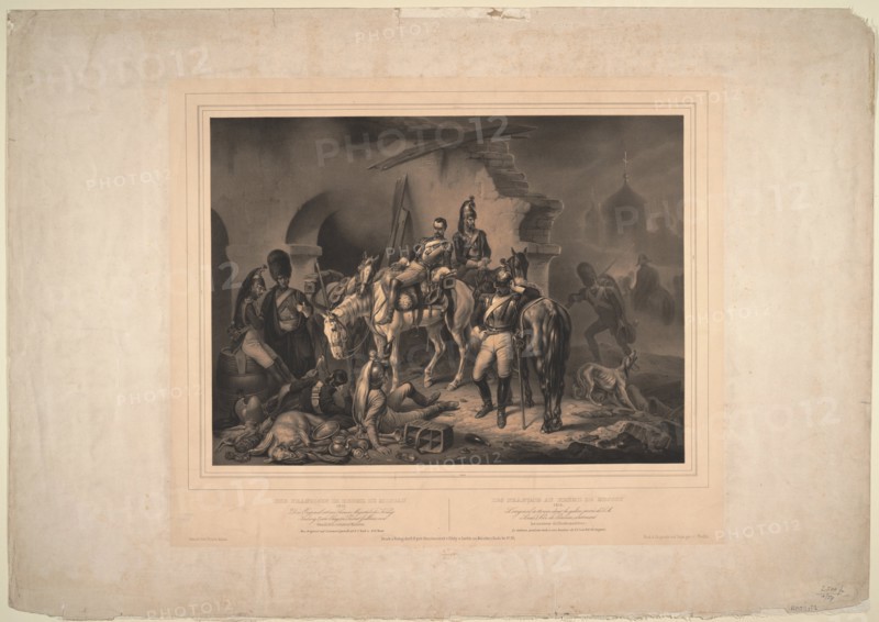 The French Army in the Moscow Kremlin, 1830. Artist: Woelffle, Johannes (1807-1893)