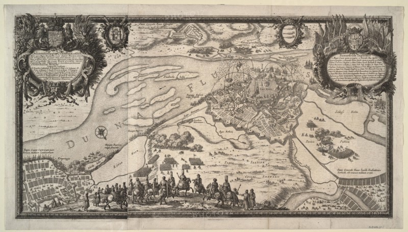 The Siege of Riga by the Russian Army under Tsar Alexei Mikhailovich in 1656, 1656. Artist: Pérelle, Adam (1638-1695)
