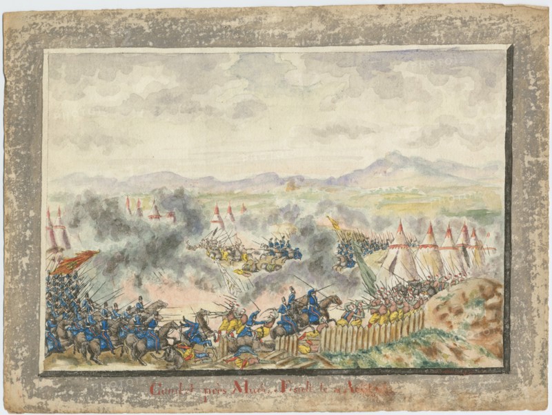The Battle of Rymnik on September 22, 1789, 1829. Artist: Anonymous