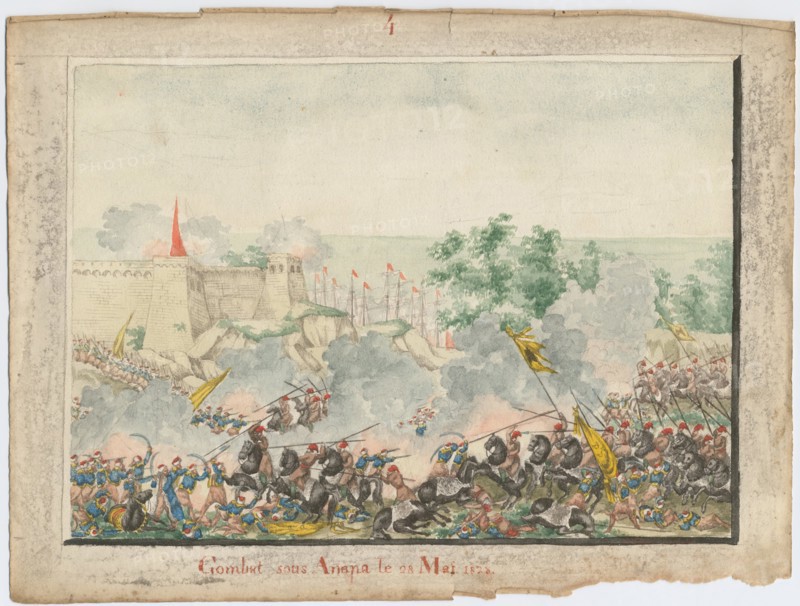 The Capture of the Anapa fortress on June 23, 1828, 1829. Artist: Anonymous
