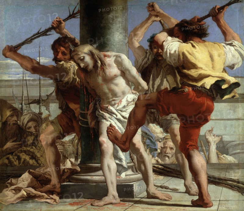 Christ at the Column, 1772. Artist: Tiepolo, Giandomenico (1727-1804)