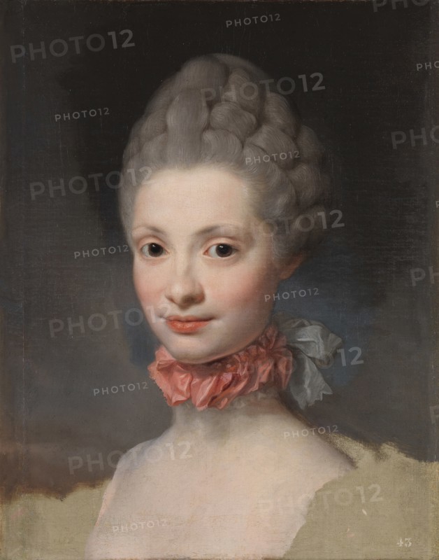 Portrait of Maria Luisa of Parma as Princess of Asturias, 1765. Artist: Mengs, Anton Raphael (1728-1779)