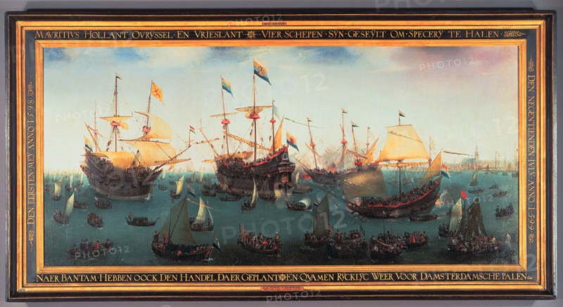 The Return to Amsterdam of the Second Expedition to the East Indies, 19 July 1599, 1599. Artist: Vroom, Hendrick Cornelisz. (1562/3-1640)