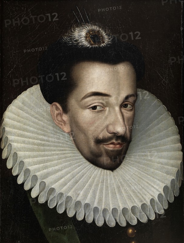 Portrait of Henry III of France, King of Poland and Grand Duke of Lithuania, 1580s. Artist: Quesnel, François (1543-1619)