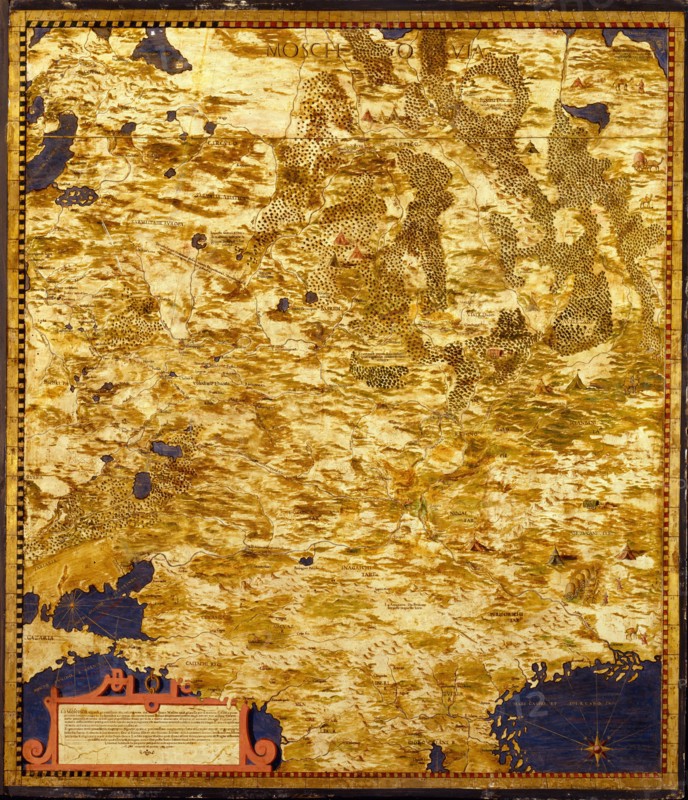 Russia Moscovia, c. 1565. Artist: Danti, Egnazio (1536-1586)