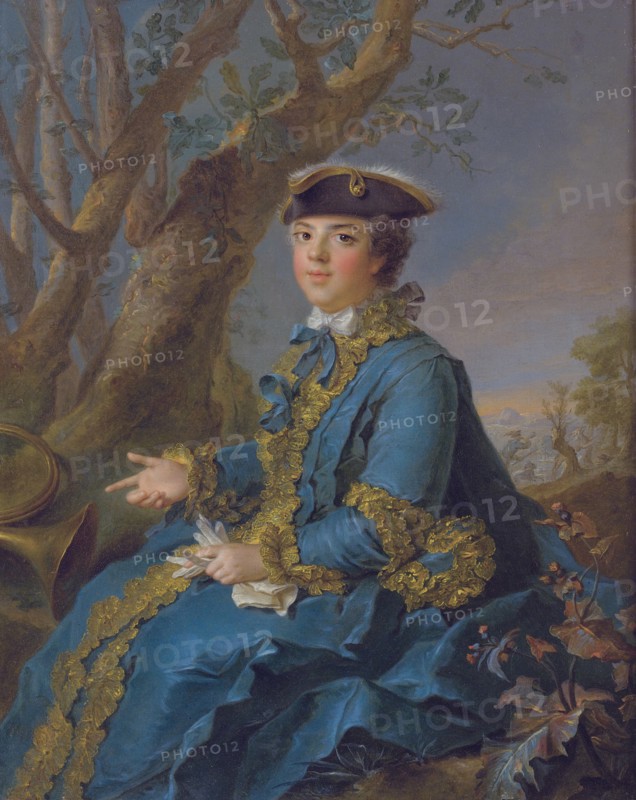 Louise Élisabeth of France (1727-1759), Duchess of Parma, 1760. Artist: Nattier, Jean-Marc (1685-1766)