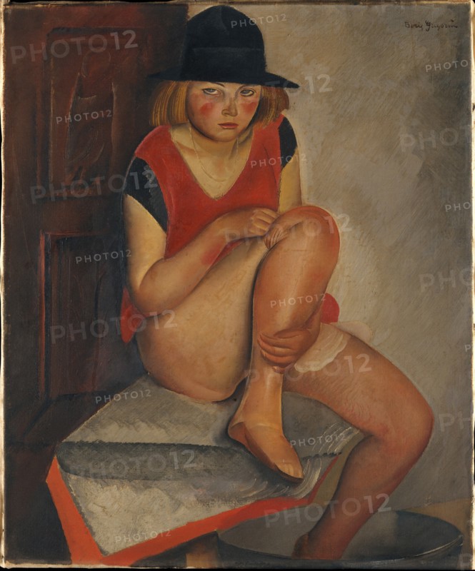 The Model, ca 1926. Artist: Grigoriev, Boris Dmitryevich (1886-1939)