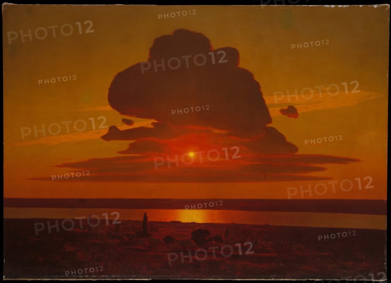 Red Sunset on the Dnieper, 1905-1908. Artist: Kuindzhi, Arkhip Ivanovich (1842-1910)