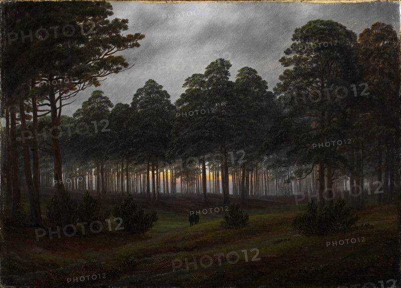 The times of day: The evening, 1821-1822. Artist: Friedrich, Caspar David (1774-1840)