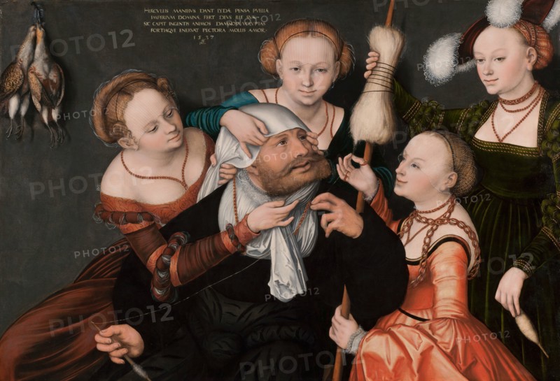 Hercules and Omphale, 1537. Artist: Cranach, Lucas, the Elder (1472-1553)