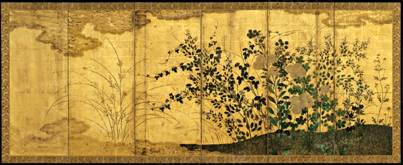 Autumn landscape with wild geese, c. 1650. Artist: Anonymous