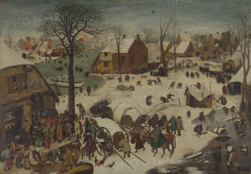 The Census at Bethlehem (The Numbering at Bethlehem), 1566. Artist: Bruegel (Brueghel), Pieter, the Elder (ca 1525-1569)